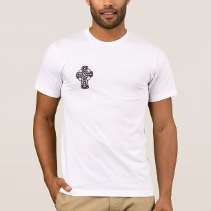 T-shirt knotwork de croix celtique