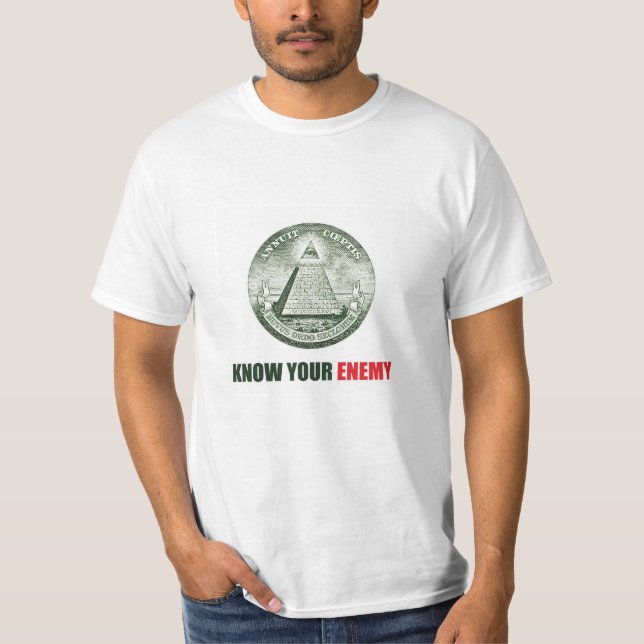 T-shirt Know Your Enemy Illuminati (Devant)