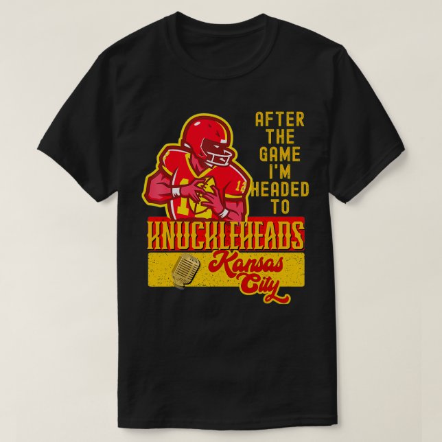 T-shirt Knuckleheads Kansas City Music Retro BBQ FrontBack (Design devant)