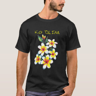 T-shirt Ko 'Olina Oahu Hawaii Fleurs de Plumeria parfumées