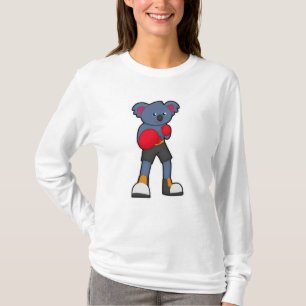 T-shirt Koala à Boxing avec gants de boxe