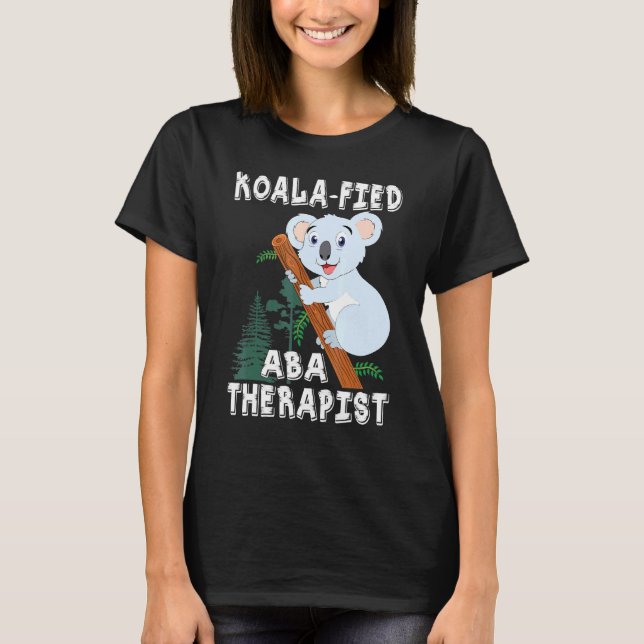 T-shirt Koala Aba Thérapeute Pour Autisme (Devant)