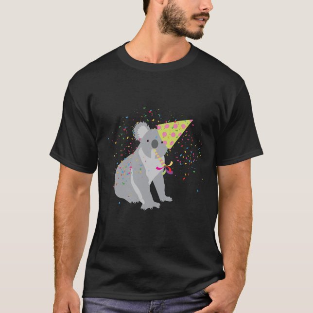 T-shirt Koala - Animaux ayant une fête (Devant)