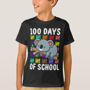 T-shirt Koala Australia Animal Student Cadeau 100 Jours De