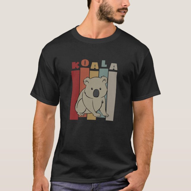 T-shirt Koala Australia Day Cute Retro Koalabear (Devant)