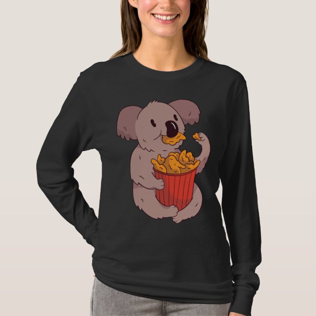 T-shirt Koala avec ailes de poulet (Devant)
