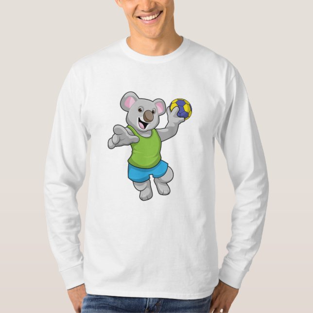 T-shirt Koala avec Handball Sports (Devant)