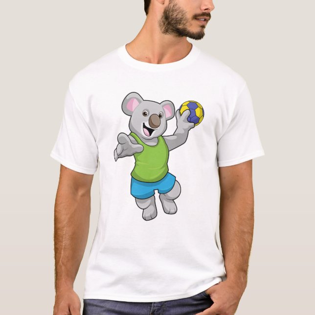 T-shirt Koala avec Handball Sports (Devant)