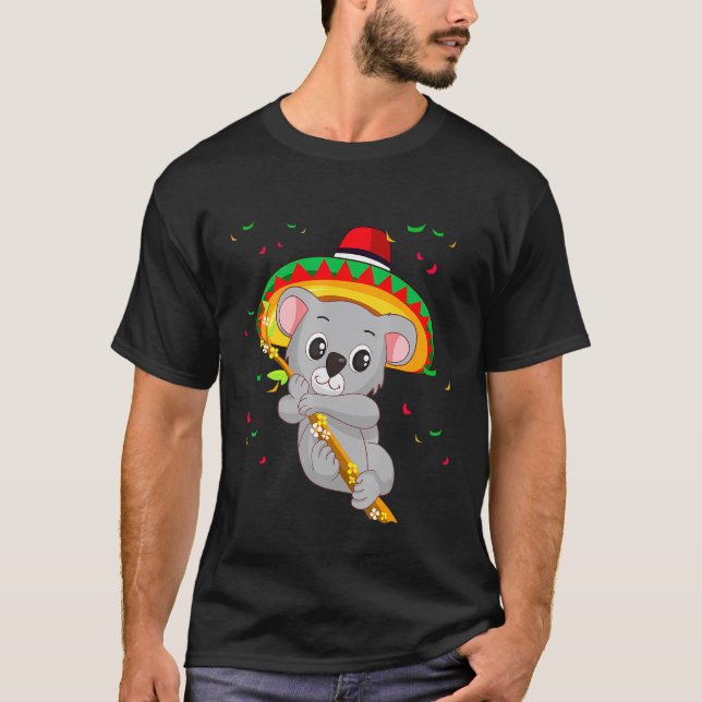 T-shirt Koala Bear Cinco De Mayo 5 Mai Célébration (Devant)