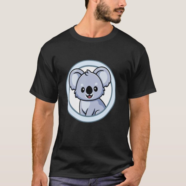T-shirt Koala Bear Cute Adorable Kawaii Bears Animals (Devant)