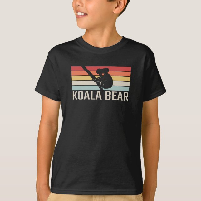 T-shirt Koala Bear Retro (Devant)