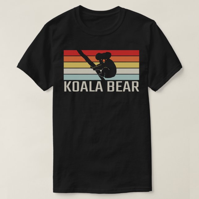 T-shirt Koala Bear Retro 4 (Design devant)