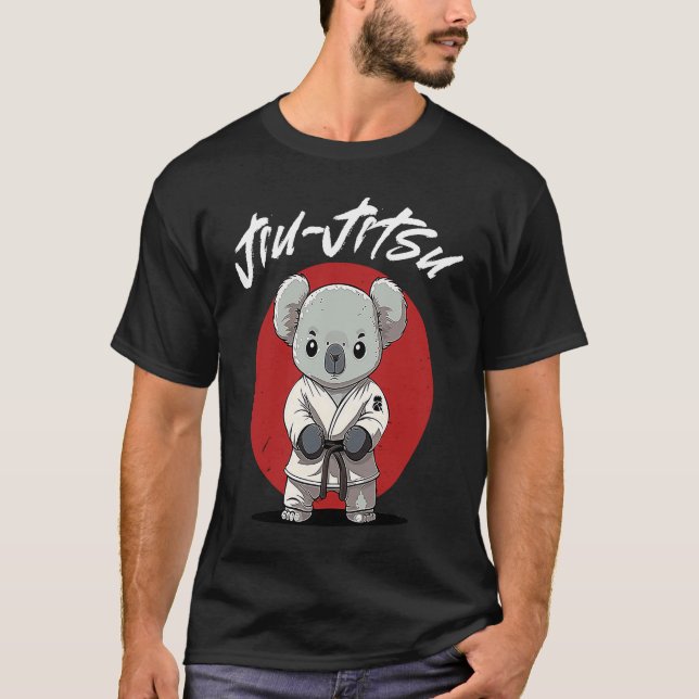 T-shirt Koala Brazilian Jiu Jitsu MMA Grappling (Devant)