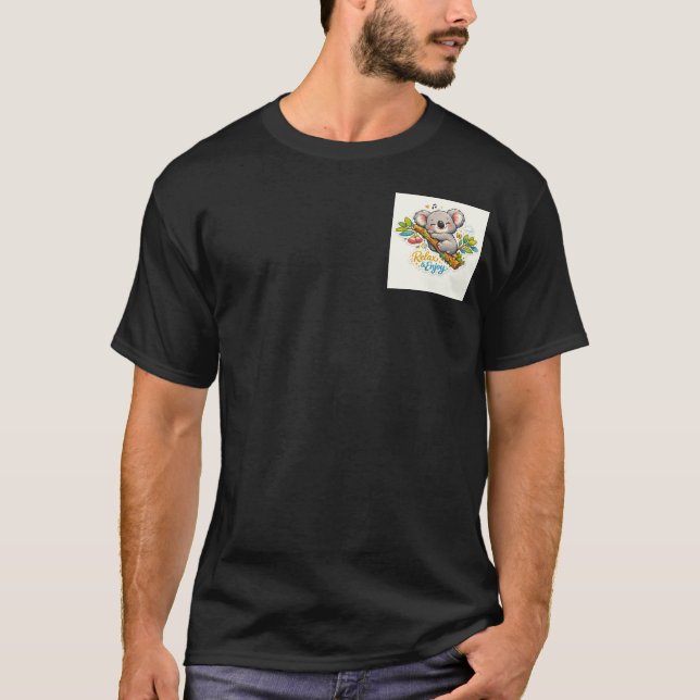 T-shirt Koala Chill : Autocollant des joies simples de la  (Devant)