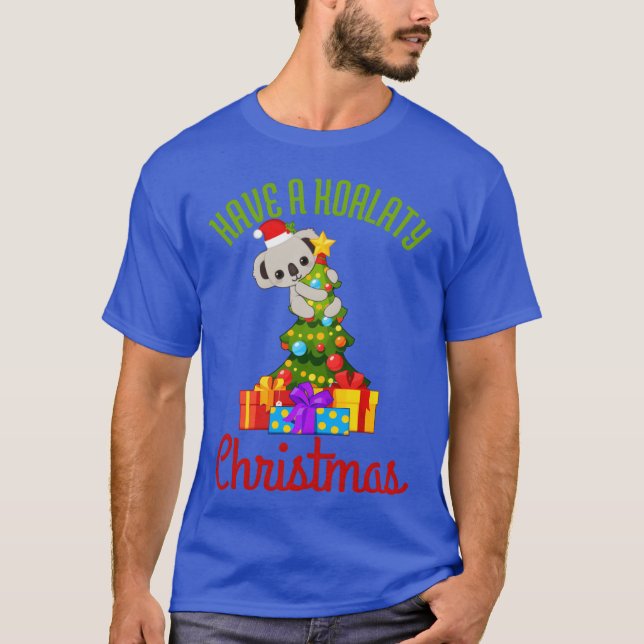 T-shirt Koala Christmas garçon (Devant)
