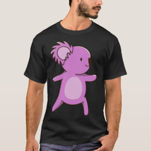 T-shirt koala coala mignon australie posture de yoga