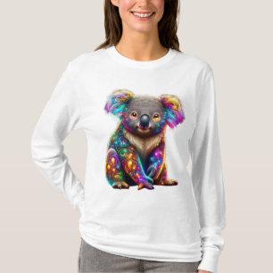 T-shirt "Koala coloré brillant - Art de la faune radieuse"