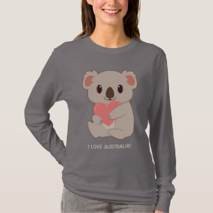 T-shirt Koala d'amour du texte personnalisé