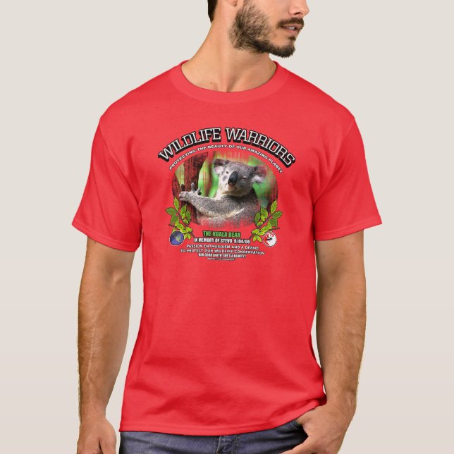 T-SHIRT KOALA DE GUERRIER DE FAUNE (Devant)