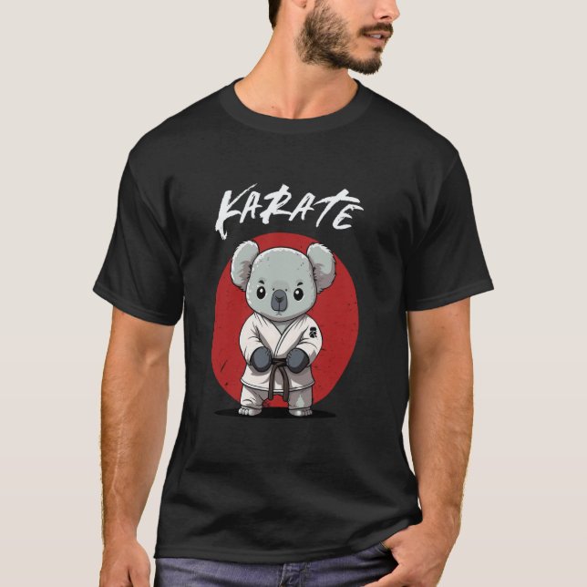 T-shirt Koala de karaté classique Karateka - Koala Karatek (Devant)