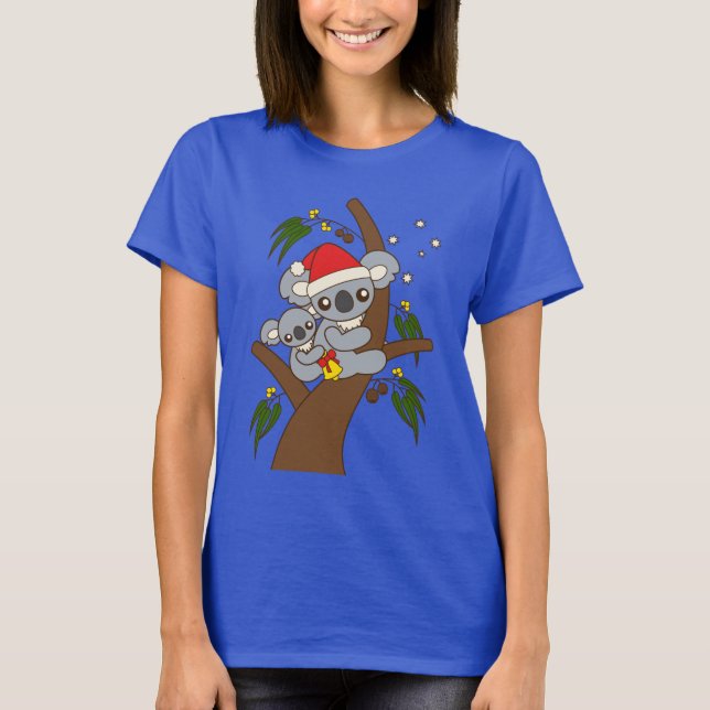 T-shirt Koala de Noël (Devant)