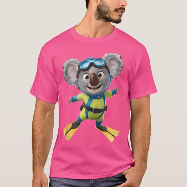 T-shirt Koala Diving (Devant)