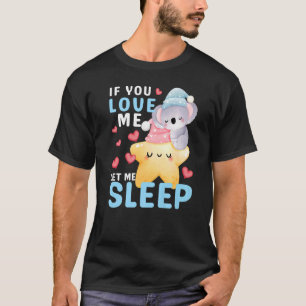 T-shirt Koala Dormir Idée animal mignonne pour qui aime Ko