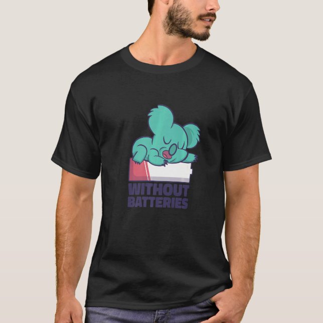T-shirt Koala Dormir sans batterie (Devant)