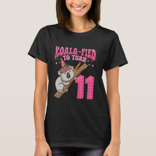T-shirt Koala-fied Pour Tourner 11 Ans 11e Anniversaire Ko