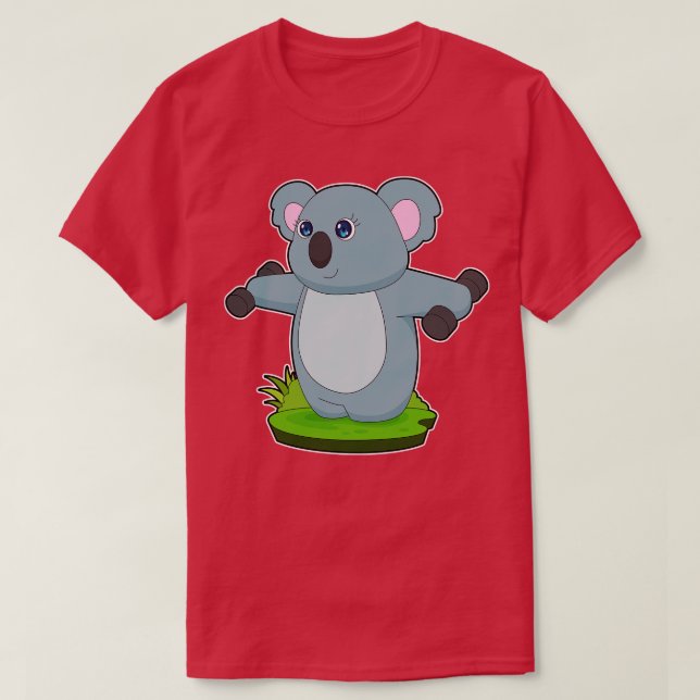 T-shirt Koala Fitness Dumbbells (Design devant)