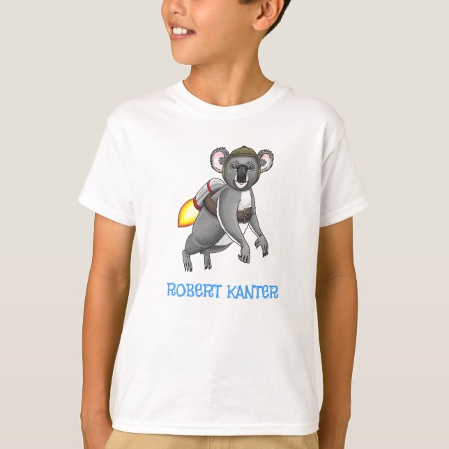 T-shirt Koala Fusée (Devant)