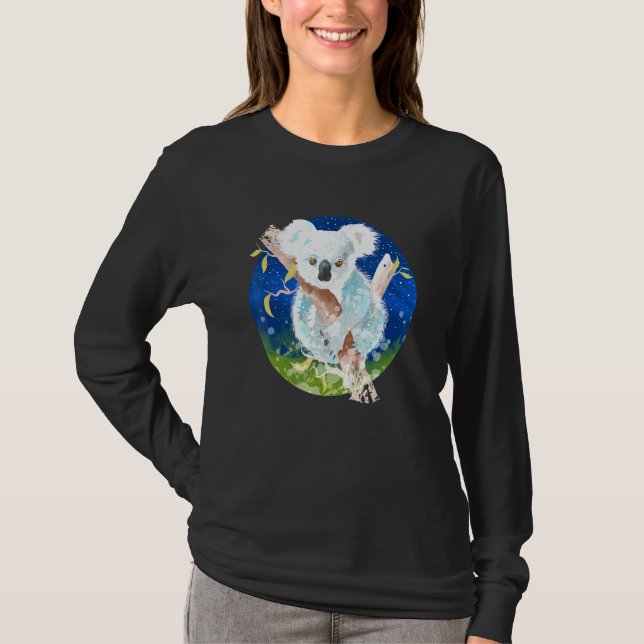 T-shirt Koala Graphique Femmes Koala (Devant)