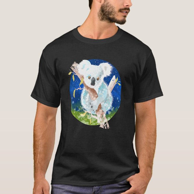 T-shirt Koala Graphique Femmes Koala (Devant)