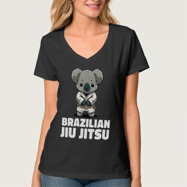 T-shirt Koala Jiu Jitsu Brésilien et Grappling (Devant)