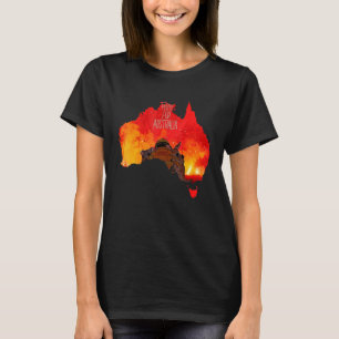 T-shirt Koala Kangourou Animaux Personnes Prient Pour Aust