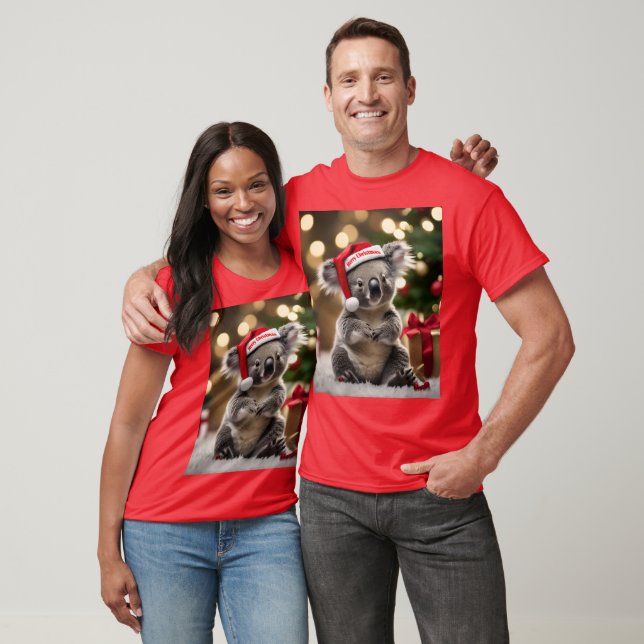 T-shirt "Koala Kris Kringle : Noël en dessous" (Unisexe)