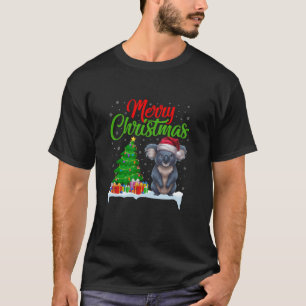 T-shirt Koala Les lumières des arbres de Noël Fundy Noël K