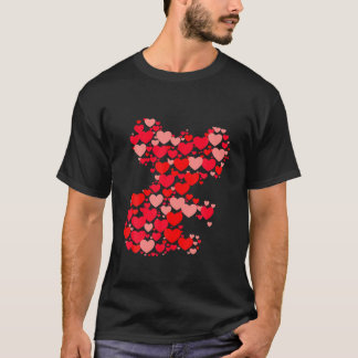 T-shirt Koala Lover Cute Love Hearts Animaux Couples Valen