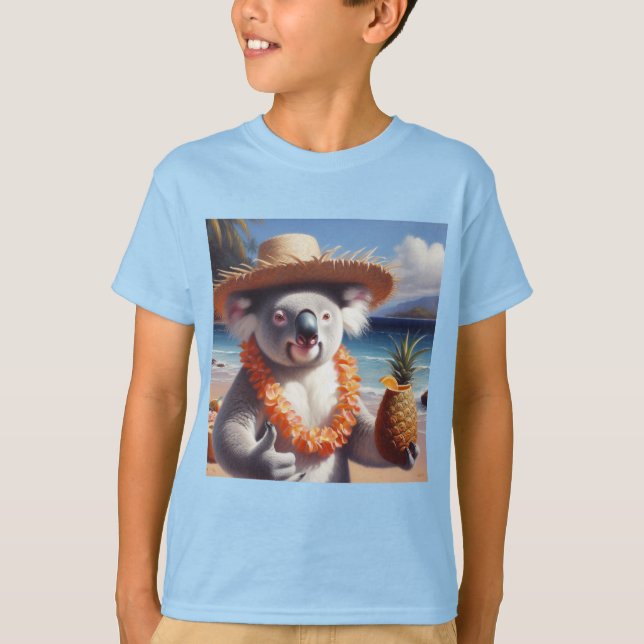 T-shirt Koala Luau (Devant)