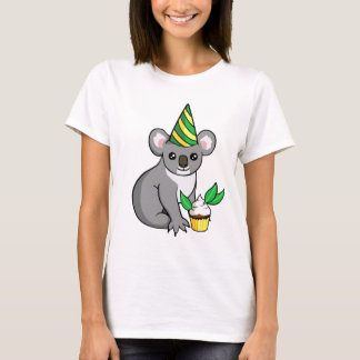 T-shirt Koala mignon de fête d'anniversaire avec la