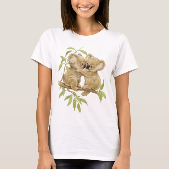 T-shirt Koala mignons (Devant)