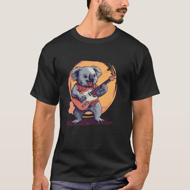 T-shirt Koala musical pour un costume à déclaration mélodi (Devant)