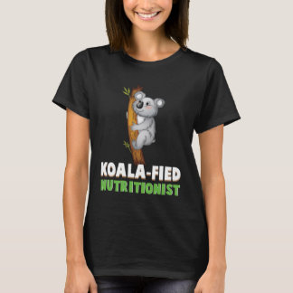 T-shirt Koala nutritionniste qualifié Animal expert en ali