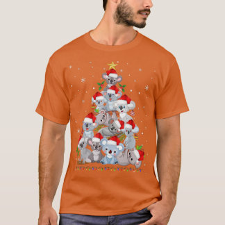 T-shirt Koala Ornament Décoration Arbre de Noël Tee Xmas