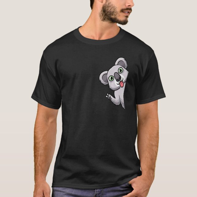 T-shirt Koala Ours Animaux Des Hommes Côtés Femmes Enfants (Devant)