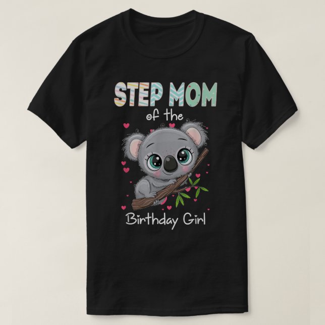 T-shirt Koala Ours Anniversaire Stepmere De L'Anniversaire (Design devant)