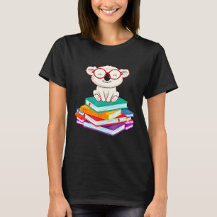 T-shirt Koala Ours Lecteur de Livres Bibliophile Koala