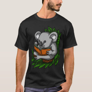 T-shirt Koala ours lisant des livres