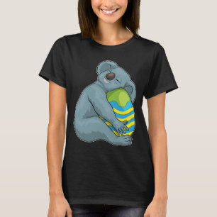 T-shirt Koala Pâques oeuf de Pâques Dormir