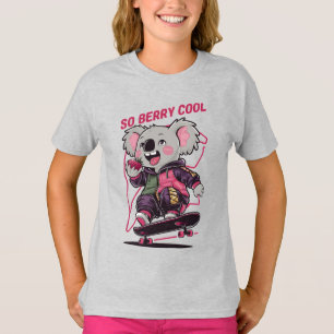T-shirt koala So Berry Cool Retro fraise